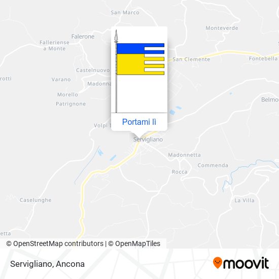 Mappa Servigliano