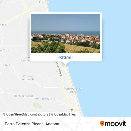 Mappa Porto Potenza Picena