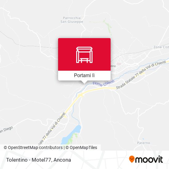 Mappa Tolentino - Motel77