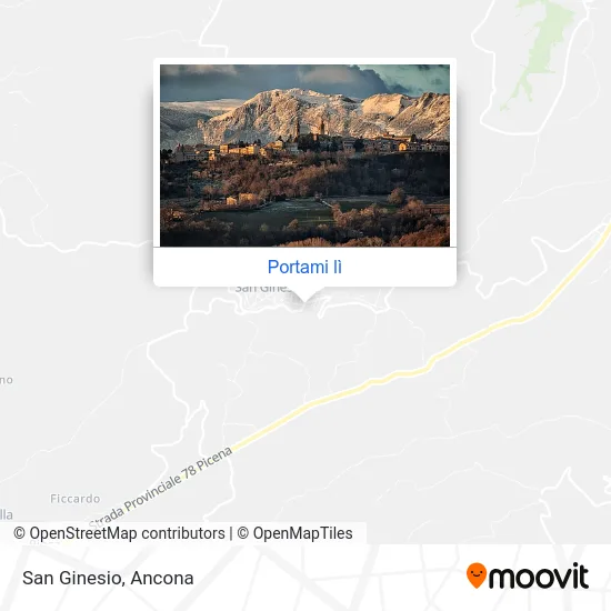 Mappa San Ginesio