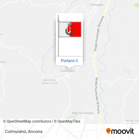 Mappa Colmurano