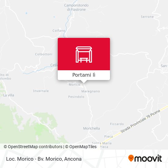 Mappa Loc. Morico - Bv. Morico