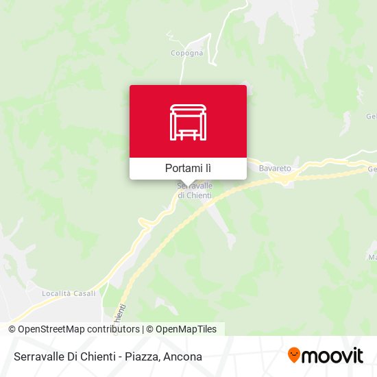 Mappa Serravalle Di Chienti  - Piazza