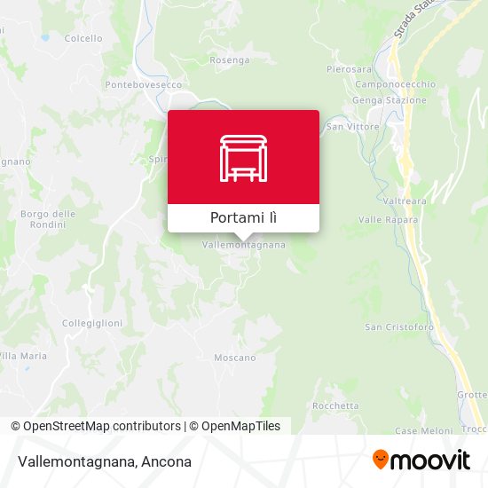 Mappa Vallemontagnana