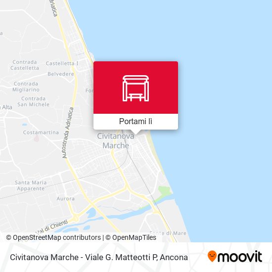 Mappa Civitanova Marche - Viale G. Matteotti P