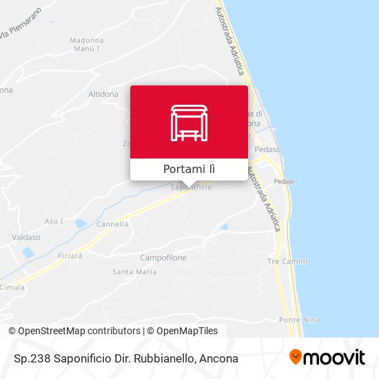 Mappa Sp.238 Saponificio Dir. Rubbianello