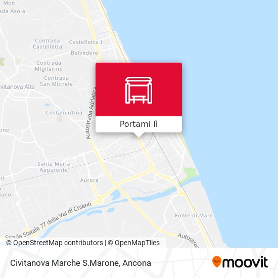 Mappa Civitanova Marche S.Marone