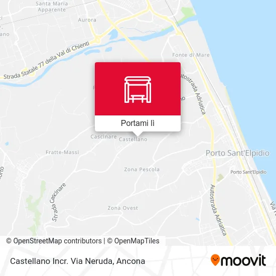 Mappa Castellano Incr. Via Neruda