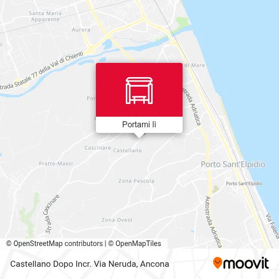 Mappa Castellano Dopo Incr. Via Neruda