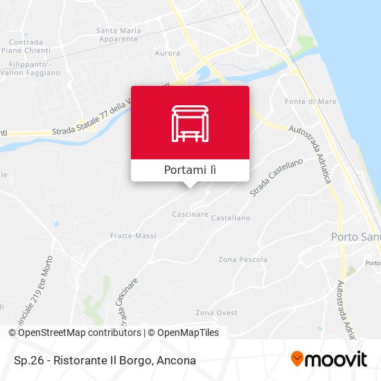 Mappa Sp.26 - Ristorante Il Borgo