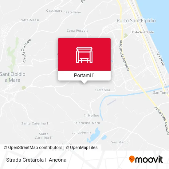 Mappa Strada Cretarola I