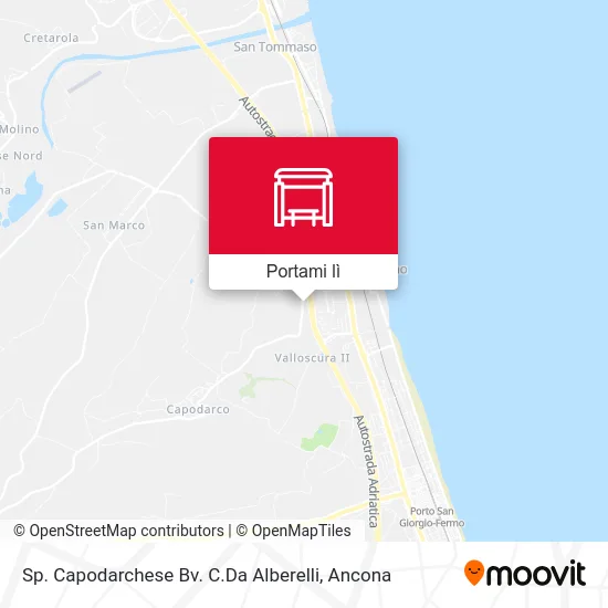 Mappa Sp. Capodarchese Bv. C.Da Alberelli