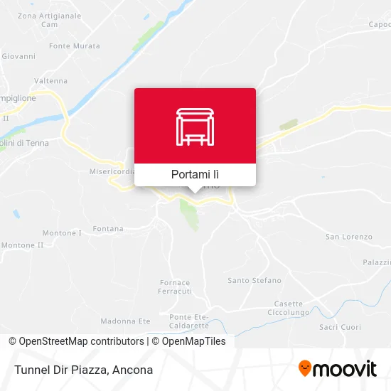 Mappa Tunnel Dir Piazza