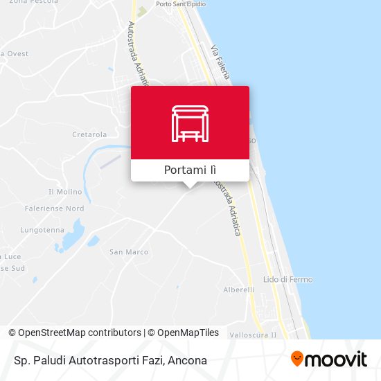 Mappa Sp. Paludi Autotrasporti Fazi