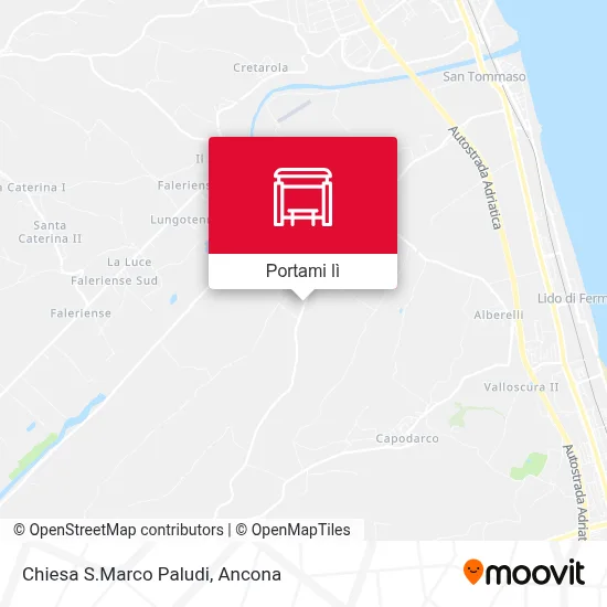 Mappa Chiesa S.Marco Paludi