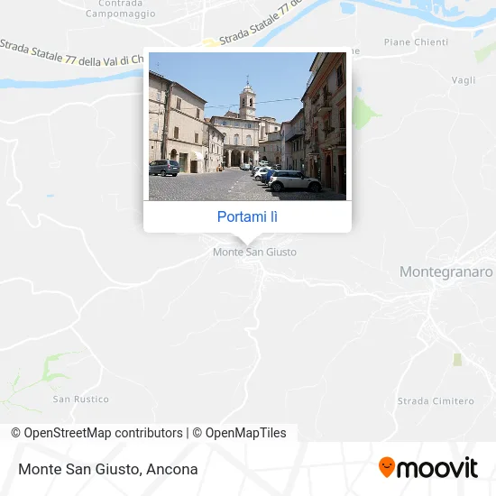 Mappa Monte San Giusto