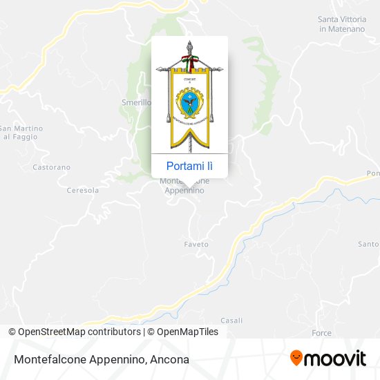 Mappa Montefalcone Appennino