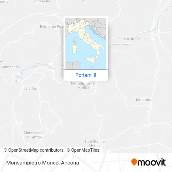 Mappa Monsampietro Morico