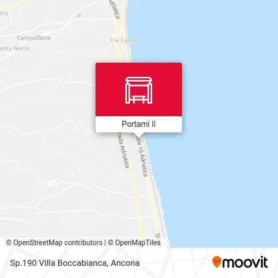 Mappa Sp.190 Villa Boccabianca