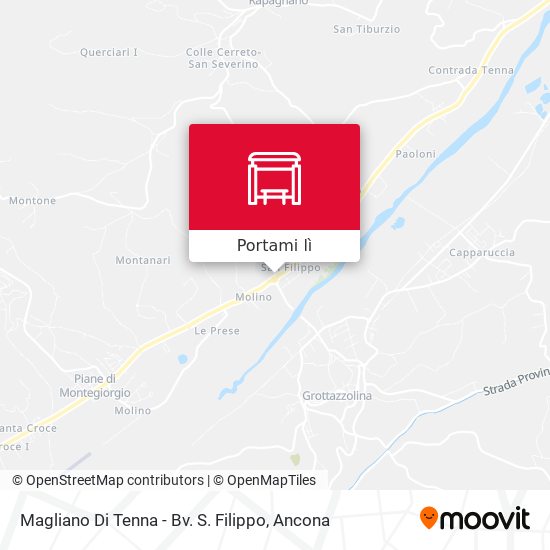 Mappa Magliano Di Tenna - Bv. S. Filippo