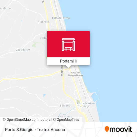 Mappa Porto S.Giorgio - Teatro