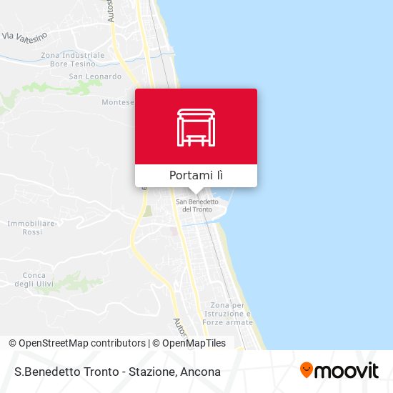 Mappa S.Benedetto Tronto - Stazione