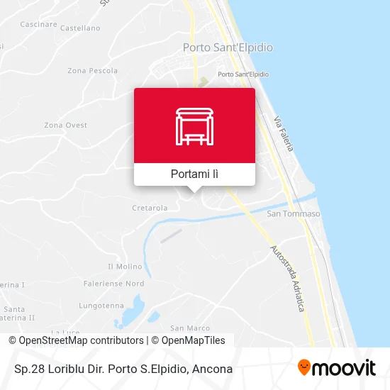 Mappa Sp.28 Loriblu Dir. Porto S.Elpidio