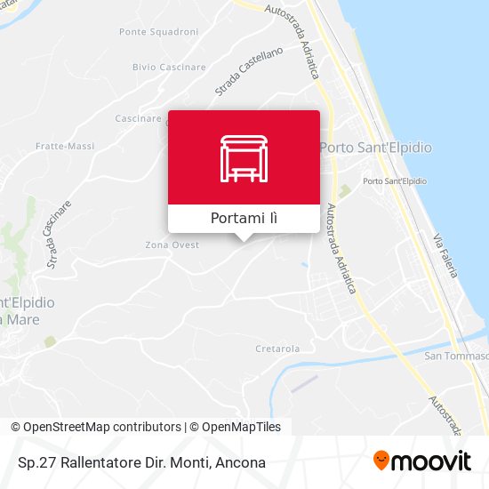 Mappa Sp.27 Rallentatore Dir. Monti