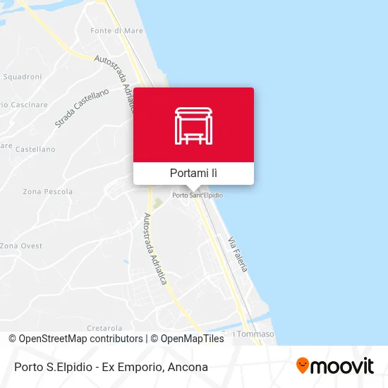 Mappa Porto S.Elpidio - Ex Emporio