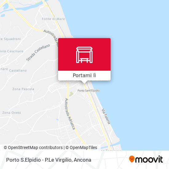 Mappa Porto S.Elpidio - P.Le Virgilio