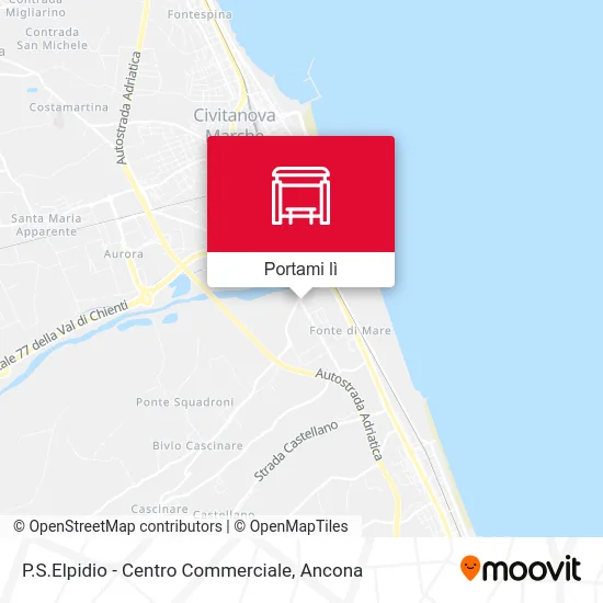 Mappa P.S.Elpidio - Centro Commerciale