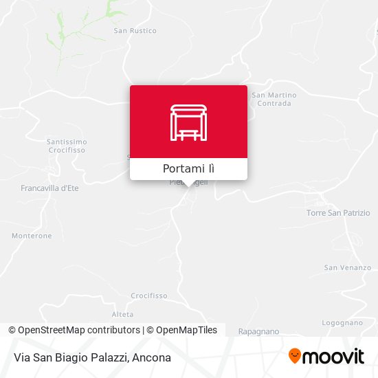 Mappa Via San Biagio Palazzi