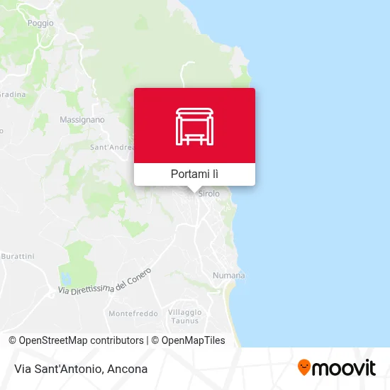 Mappa Via Sant'Antonio