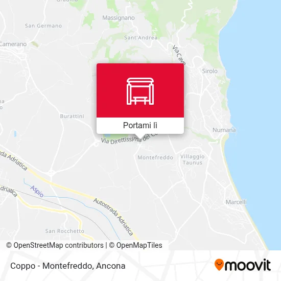 Mappa Coppo - Montefreddo