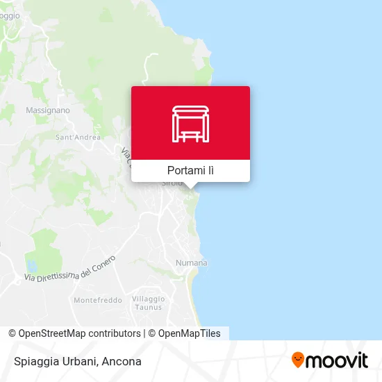 Mappa Spiaggia Urbani