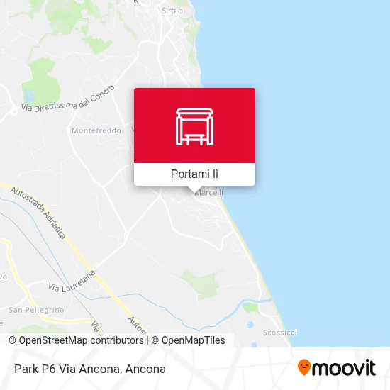 Mappa Park P6 Via Ancona