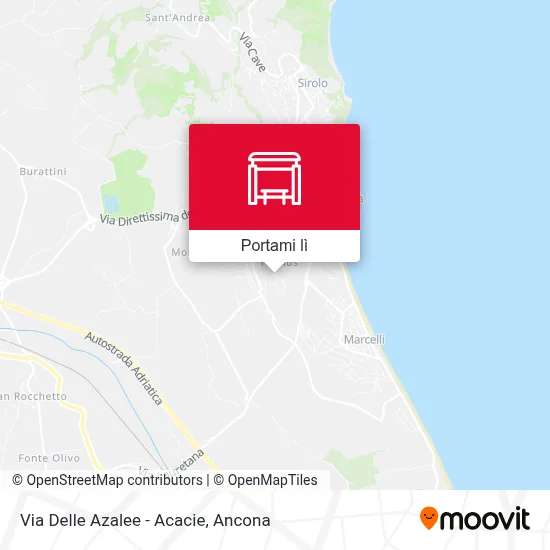 Mappa Via Delle Azalee - Acacie