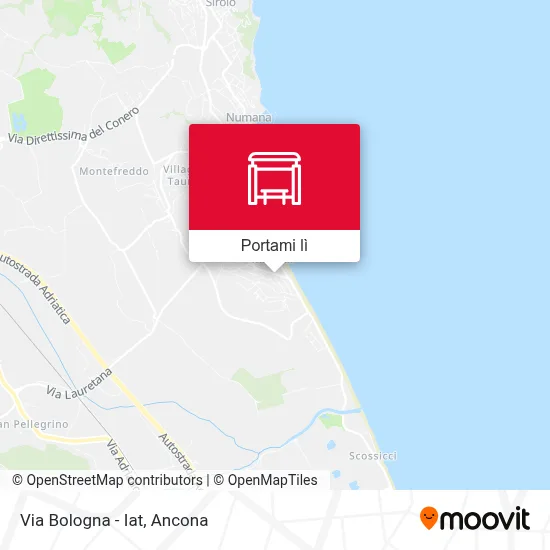 Mappa Via Bologna - Iat