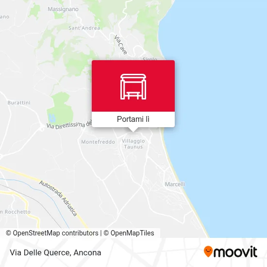 Mappa Via Delle Querce
