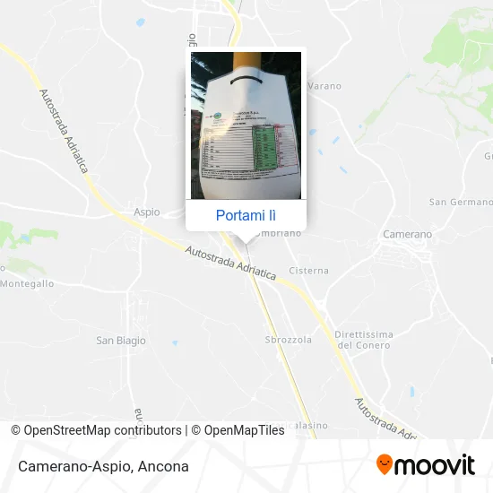 Mappa Camerano-Aspio