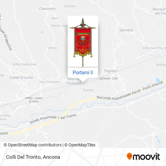 Mappa Colli Del Tronto