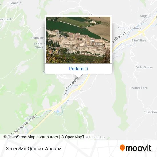 Mappa Serra San Quirico