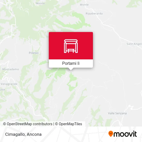 Mappa Cimagallo