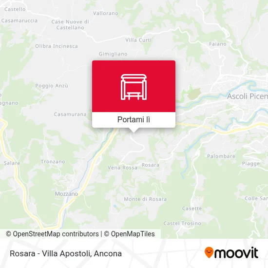 Mappa Rosara - Villa Apostoli
