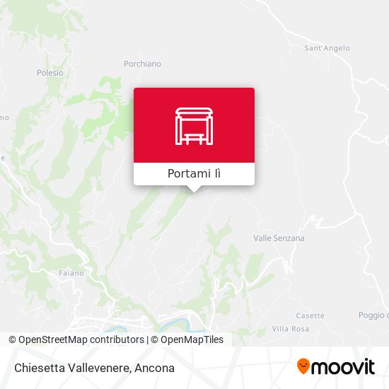 Mappa Chiesetta Vallevenere