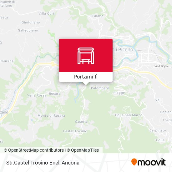 Mappa Str.Castel Trosino Enel