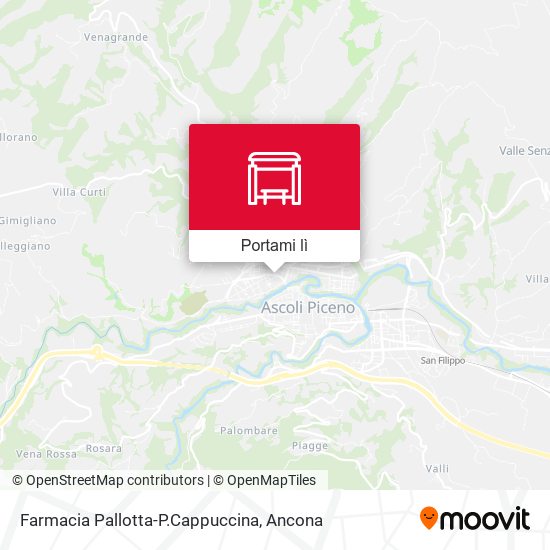 Mappa Farmacia Pallotta-P.Cappuccina