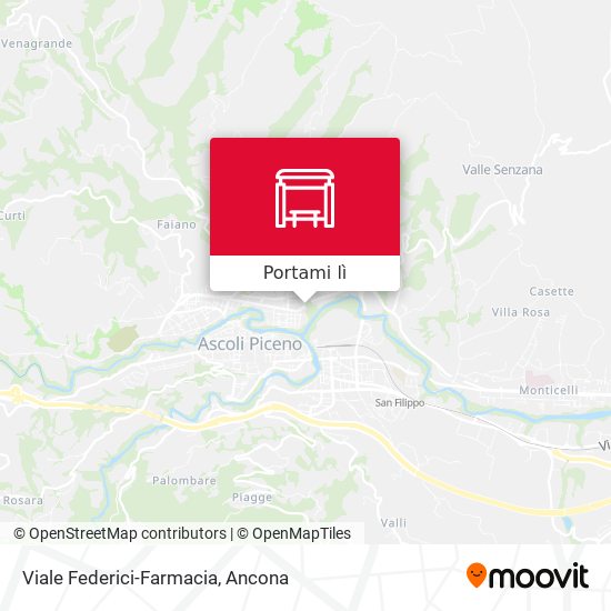 Mappa Viale Federici-Farmacia