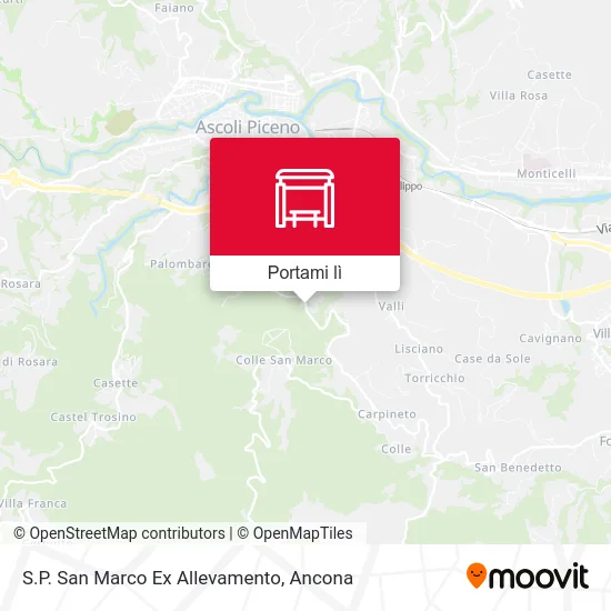Mappa S.P. San Marco Ex Allevamento