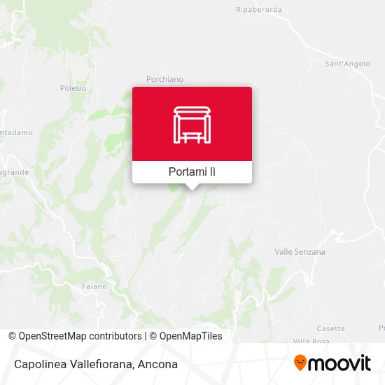 Mappa Capolinea Vallefiorana